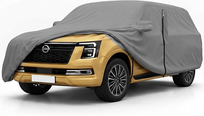 Multi Layer Luxury SUV Car Cover for Nissan Patrol Y63 Car Cover (2024–2026) – Waterproof, Windproof, UV-Resistant All-Weather Indoor/Outdoor Protection Car Cover Patrol Nismo Cover